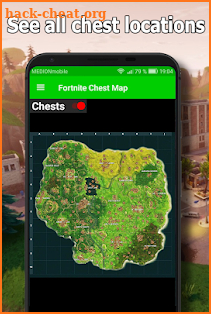 Fortnite Map with Chests screenshot