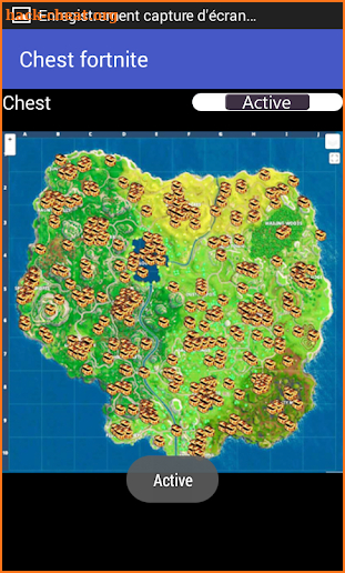 Fortnite Map With Chests and Llamas screenshot