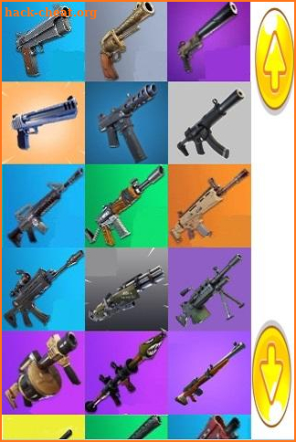 Fortnite weapons screenshot