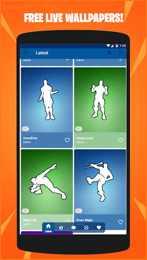 Fortpapers Live Wallpapers of Battle Royale screenshot