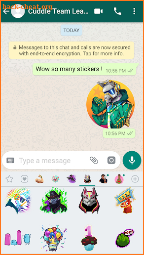 FortStickers - Battle Royale WAStickerApps screenshot