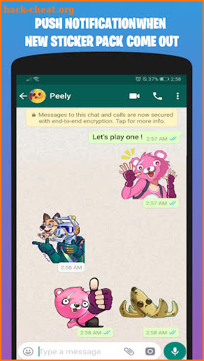 FortStickers FBR WAStickerApps for Whatsapp screenshot