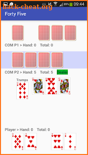 Forty Five Card Game (45) screenshot