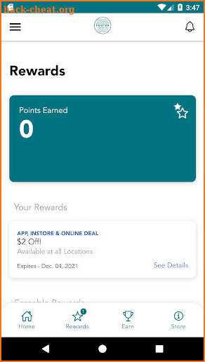 Foster Coffee Co Rewards screenshot