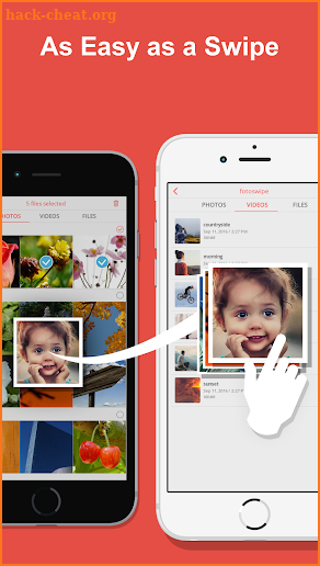 FotoSwipe: File Transfer, Contacts, Photos, Videos screenshot