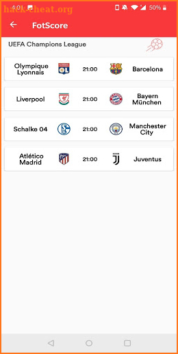 FotScore: Football TV screenshot