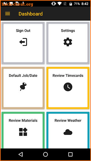 Foundation Field Log screenshot