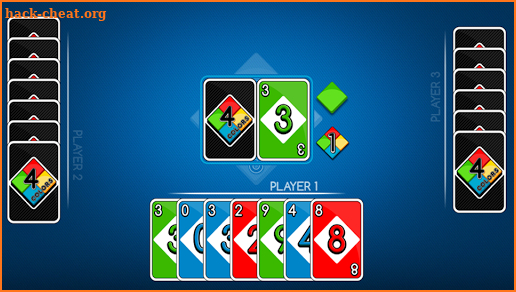 Four Colors Uno card screenshot