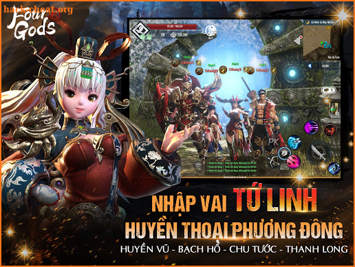 Four Gods M - Tứ Hoàng Mobile screenshot