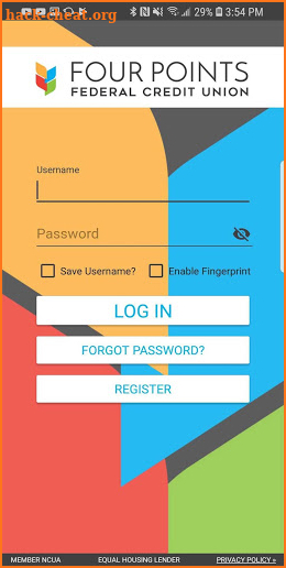 Four Points Federal Credit Union screenshot