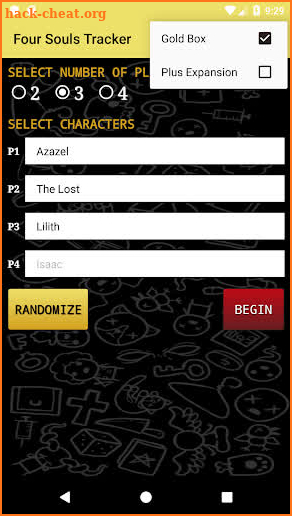Four Souls Tracker screenshot
