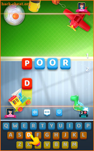 Four Word - Fun and challenging Word Battle Game screenshot