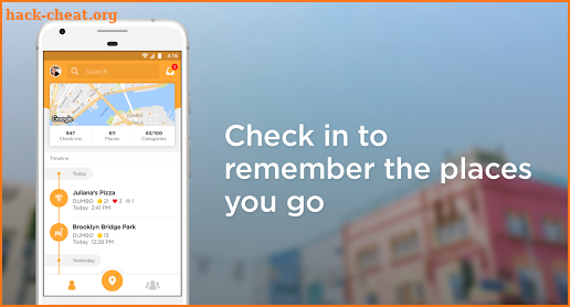 Foursquare Swarm: Check In screenshot