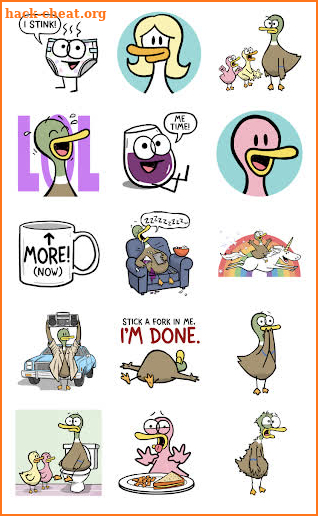 Fowl Language Stickers screenshot