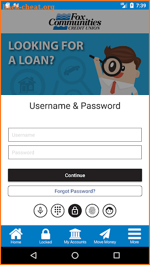 Fox Communities Credit Union screenshot