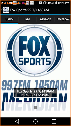 Fox Sports 99.7/1450AM screenshot