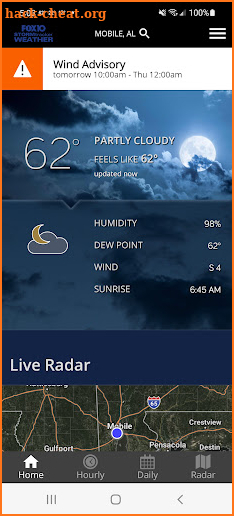 FOX10 Weather Mobile Alabama screenshot