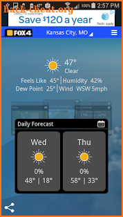 Fox4 KC Weather screenshot