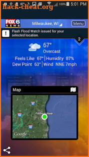 FOX6 Milwaukee Weather screenshot