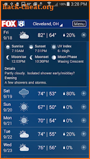 FOX8 Cleveland Weather screenshot