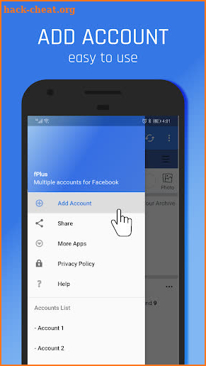 fPlus: Multiple Accounts for Facebook screenshot