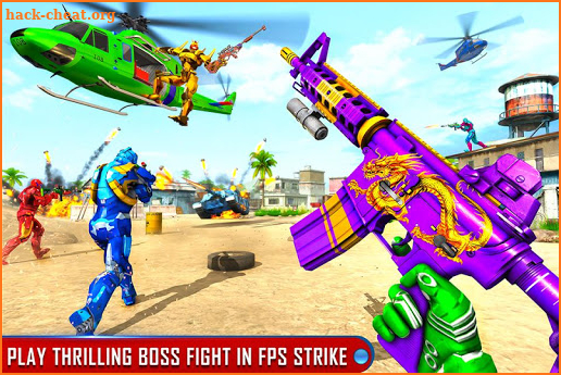 Fps Robot Shooting Game: Transforming Robot Games  screenshot