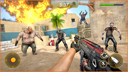 Fps Zombie Shooting Game 3d screenshot