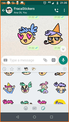 Fracasitos Stickers screenshot