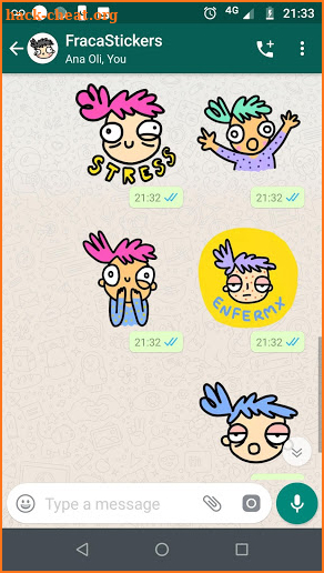 Fracasitos Stickers screenshot