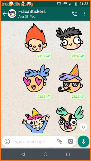 Fracasitos Stickers screenshot