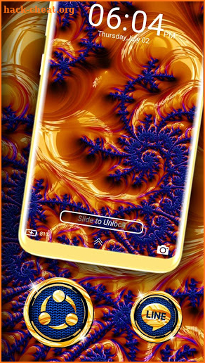 Fractal Art Launcher Theme screenshot