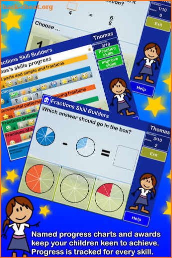 Fractions Decimals Percentages screenshot