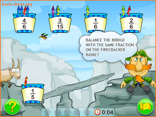 Fractions. Smart Pirates. Free screenshot