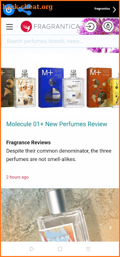 Fragrantica app screenshot