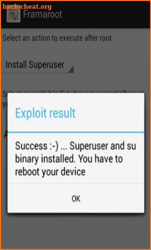 Framaroot screenshot