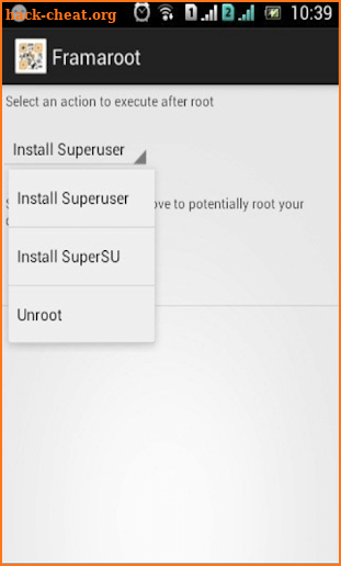 Framaroot screenshot