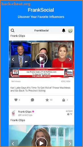 FrankSocial screenshot