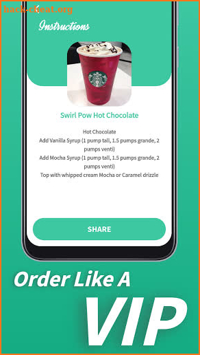 Frap - Secret Menu Starbucks, Frappuccino, Lattes screenshot