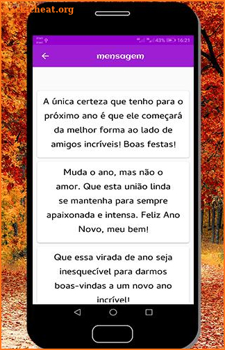 Frases De Ano Novo screenshot