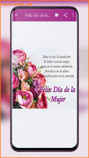 Frases Feliz Día de la Mujer screenshot