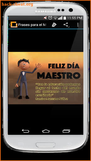 Frases para dedicar al Maestro screenshot