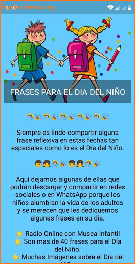 Frases para el Día del Niño screenshot