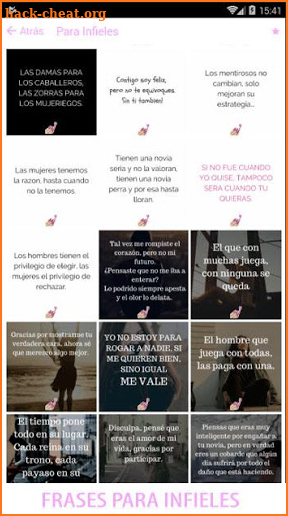 Frases para mujeres con indirectas cabronas screenshot