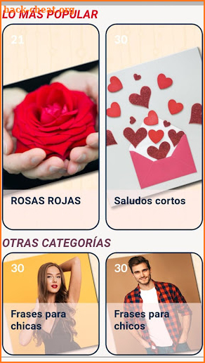 Frases para San Valentín screenshot