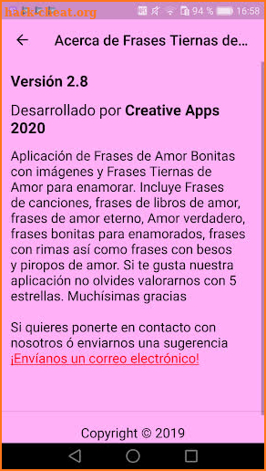 Frases Tiernas de Amor - Frases de Amor hermosas screenshot