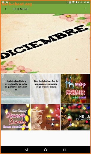 Frases y refranes DICIEMBRE screenshot