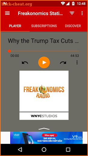 Freakonomics station podcast screenshot