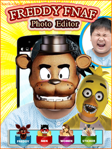 FREDDY Photo Editor for Freddy Fazebear Pizza screenshot