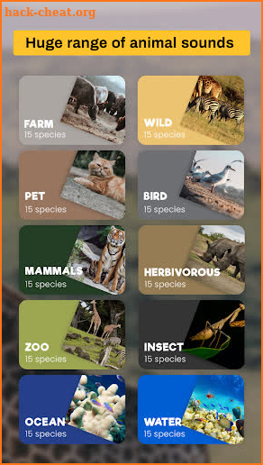 Free animal sounds: real animal noises & pictures screenshot