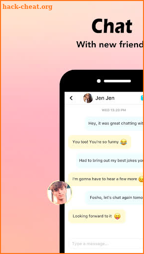 Free 𝐎𝐦𝐞-𝐠𝐥𝐞 app Helper Video call strangers screenshot